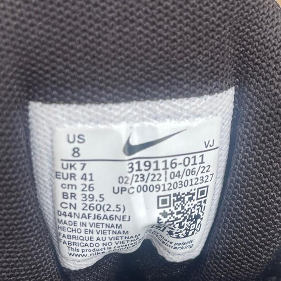 Men’s Nike Air Max Torch 3 Athletic Black & White Shoes Size 8 main image 6